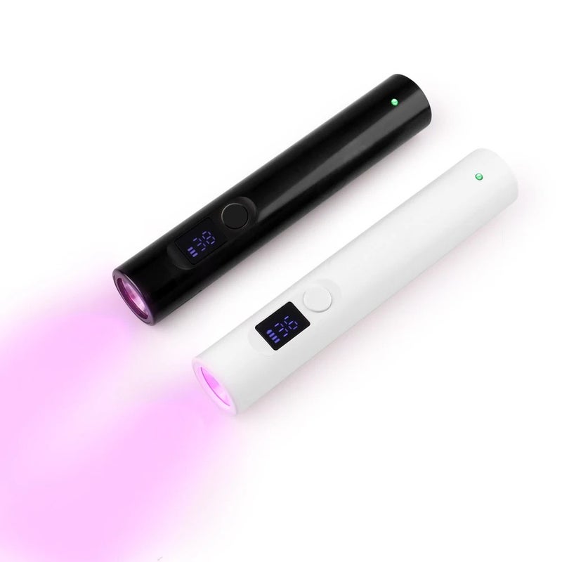 Bluejw Portable Mini UV LED Nail Lamp - USB Rechargeable Professional Gel Nail Dryer Flashlight Pen - Handheld UV Light Curing Tool for All Gel Polish Manicure - Image 5